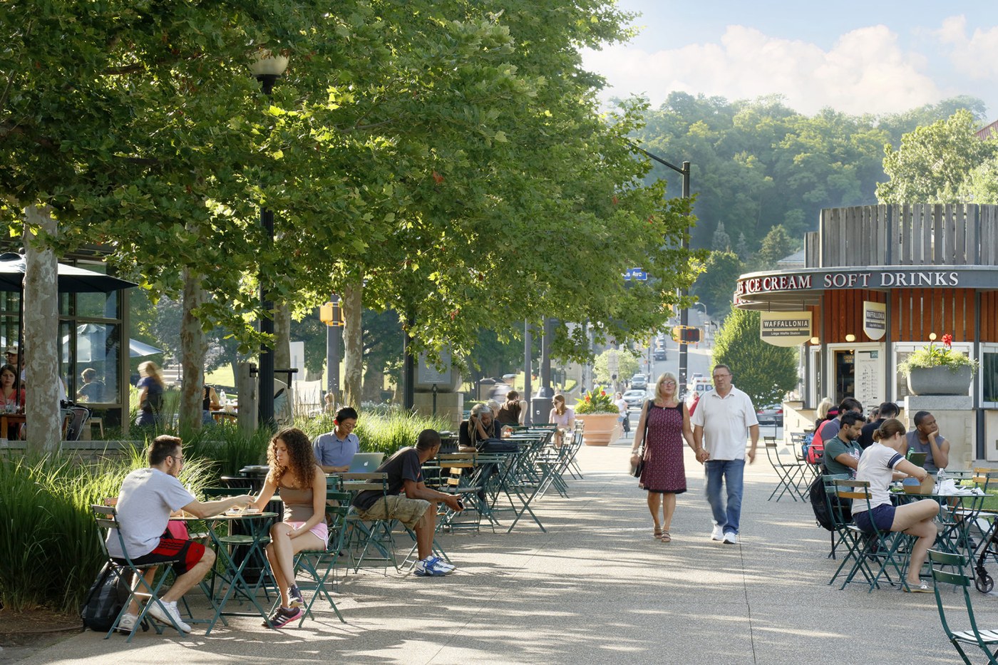 Schenley Plaza, Oakland, PA